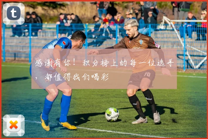 感谢有你！积分榜上的每一位选手，都值得我们喝彩